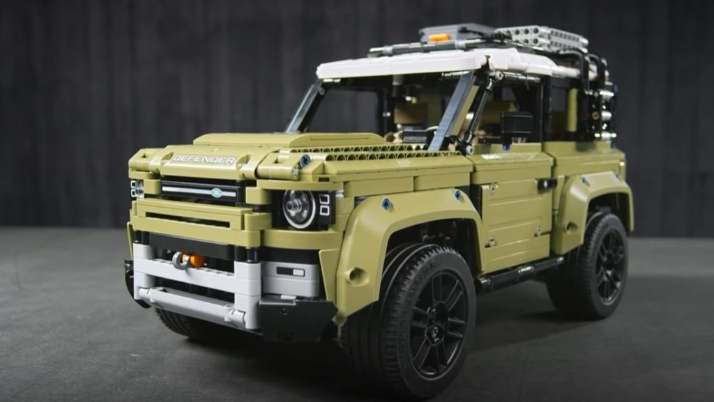 Lego Land Rover Defender with Working High and Low Range Gears ...