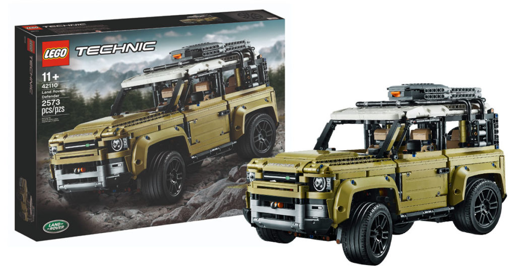 Lego Land Rover Defender with Working High and Low Range Gears ...