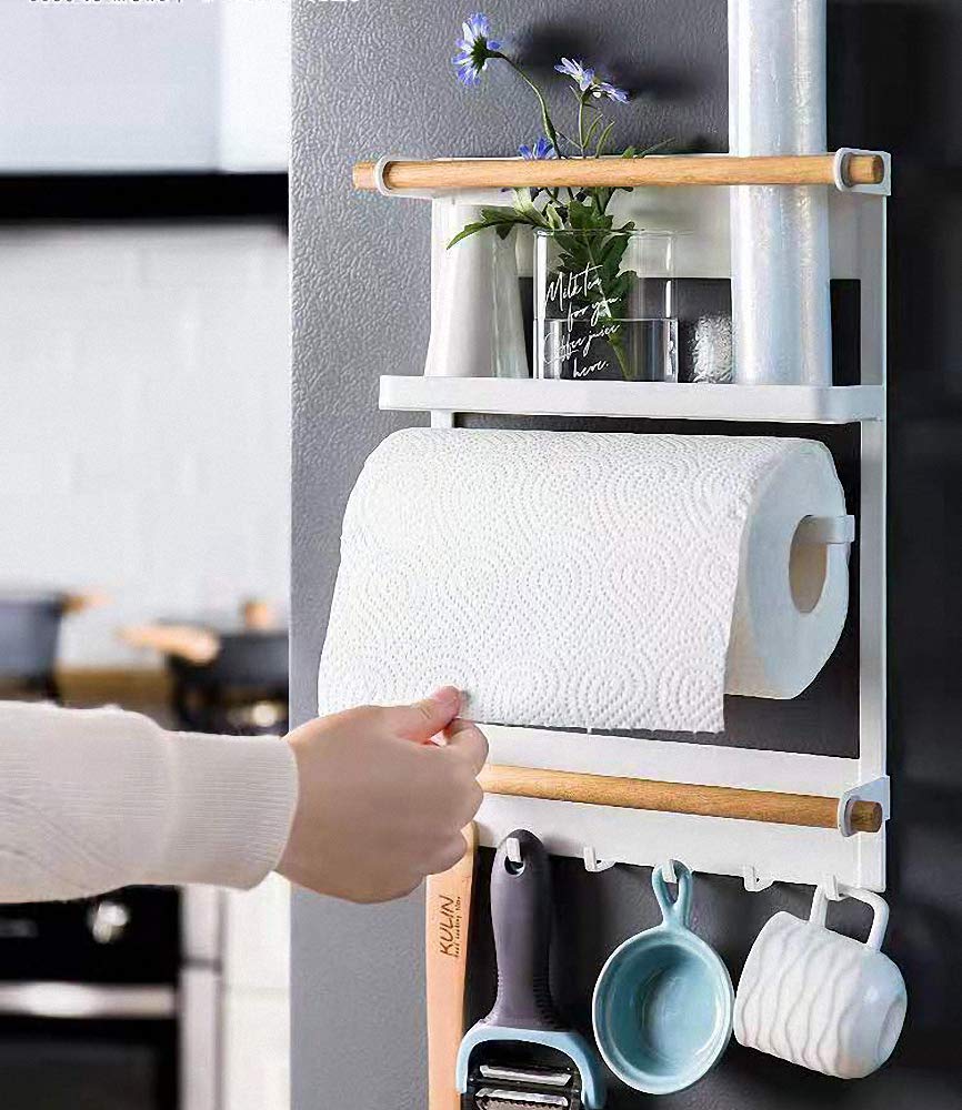 Magnetic Kitchen Rack Creates Storage out of Thin Air - GetdatGadget